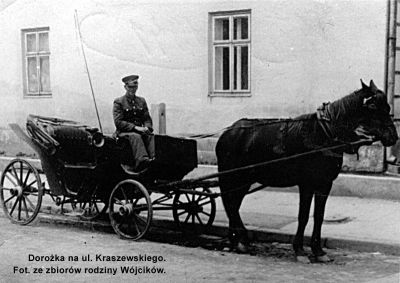 Dorożka na ul. Kraszewskiego